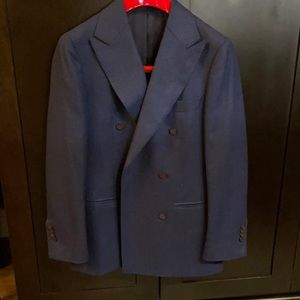 Suitsupply Double Breasted Jacket. 36R. Pure Wool Super 130’s.
